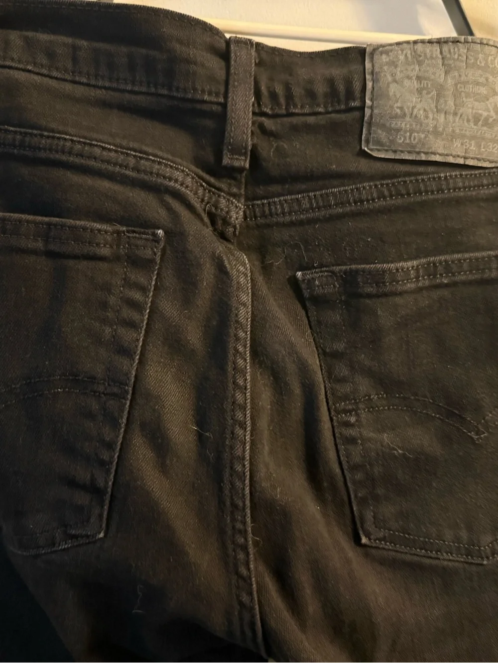 Mens Levi’s Black 510 Skinny Jeans